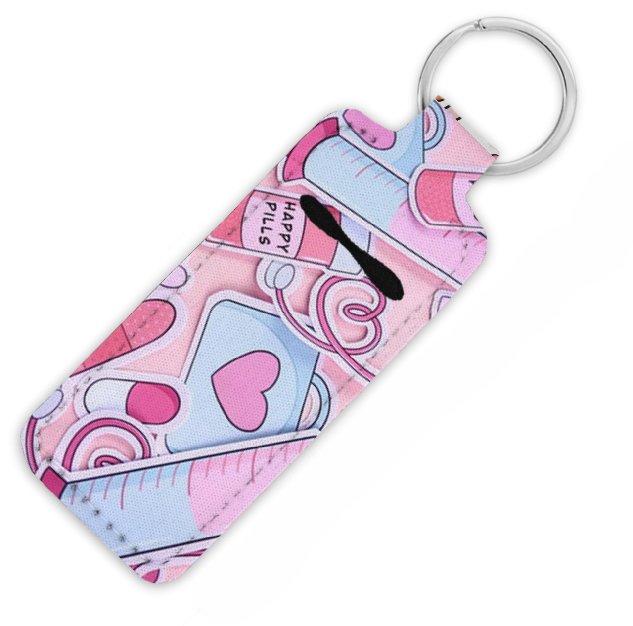 Nurse Happy Pills Lip Balm Key Fob