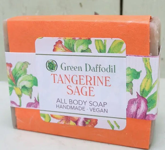 Tangerine Sage Natural Soap - Citrus