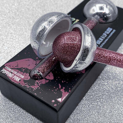 POPPING PINK - GLITTER Glossy Pops