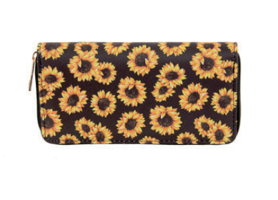 Black Sunflower Wallet