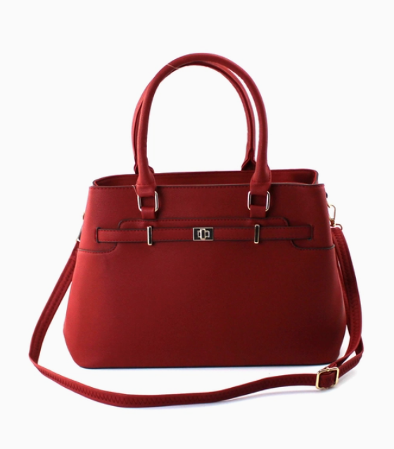 Classic Satchel Bag with Strap