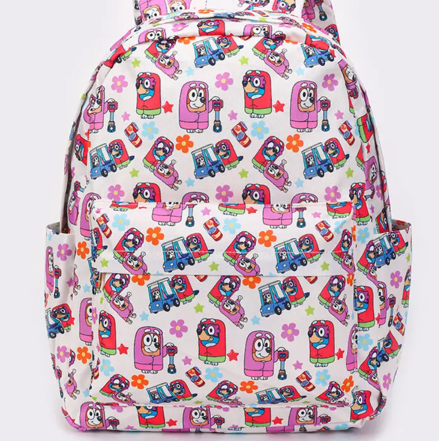 Kids Flower Bluey Backpack