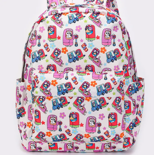 Kids Flower Bluey Backpack