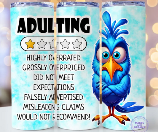 20 oz Adulting Skinny Tumbler