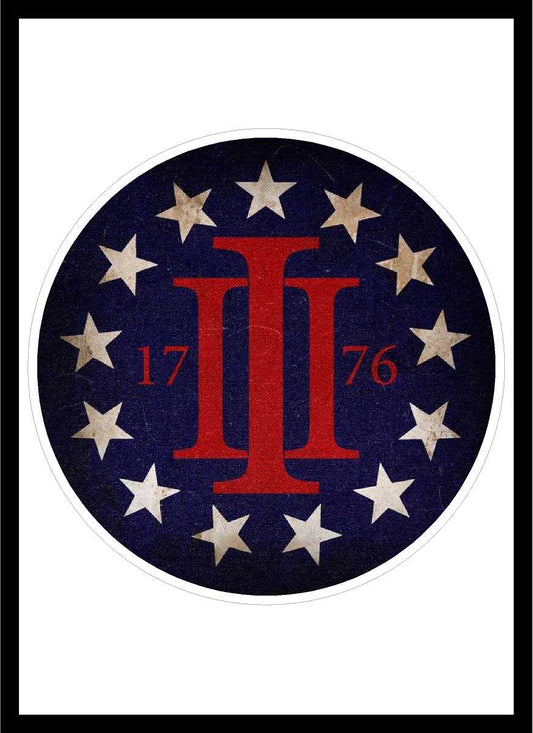III 1776 Decal