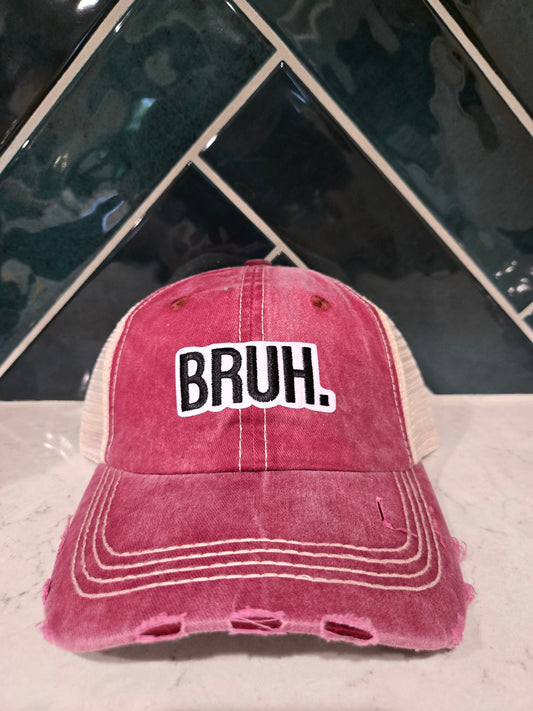 Bruh Patch Basebell Hat