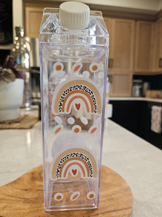 17 oz Acrylic Milk Carton-Assorted Cute Patterns