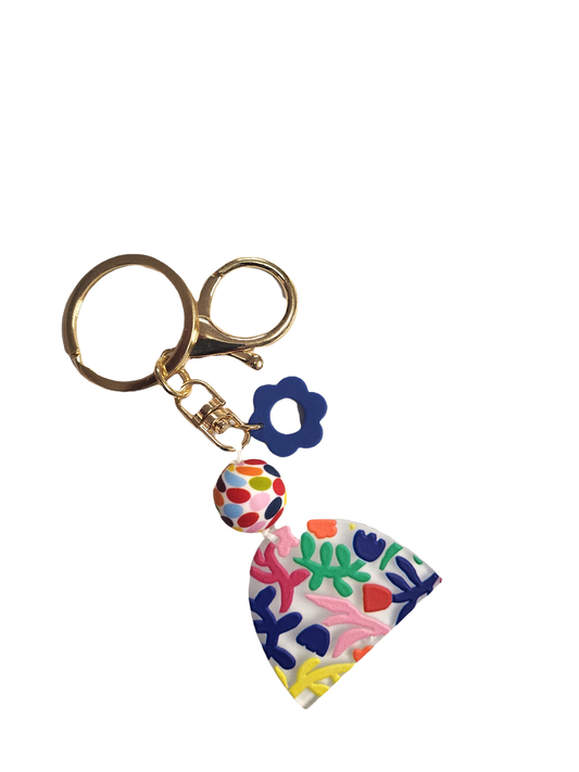 Bright Flowers Keychain