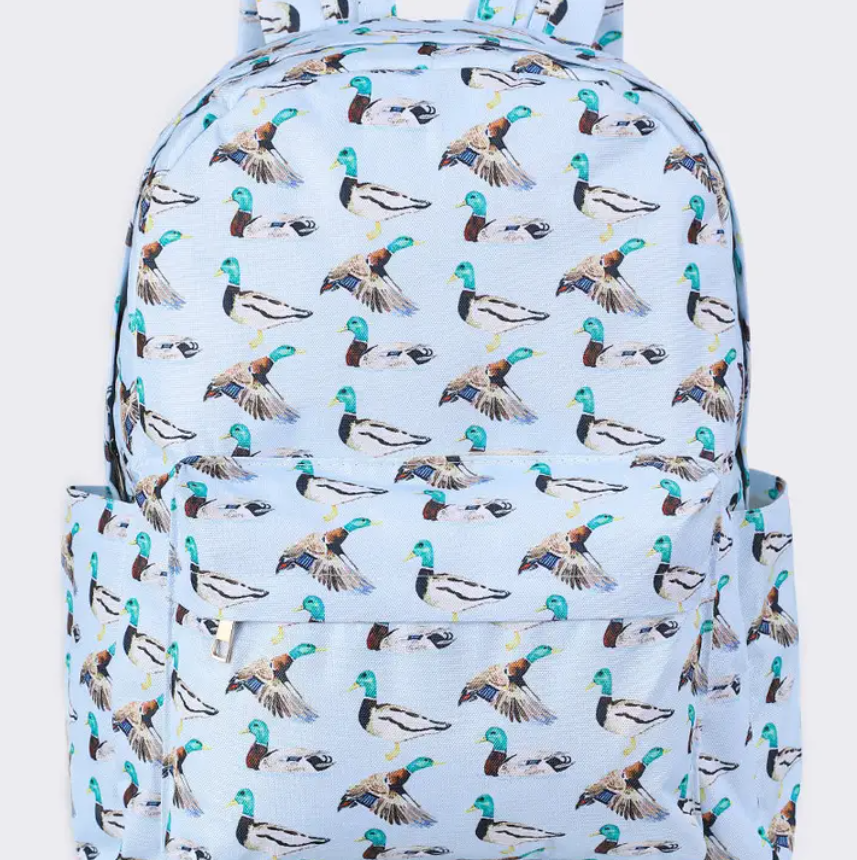 Duck Hunting Kids Canvas Backpack