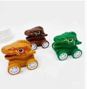 Dinosaur Toy Push and Go Cars