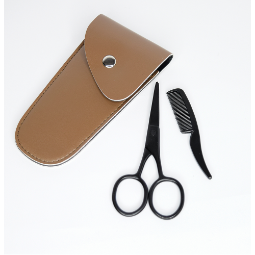 Black Ice Beard & Mustache Grooming Set