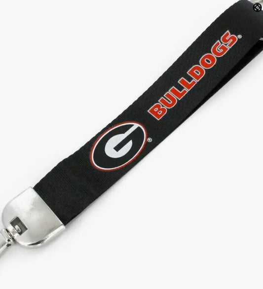 NCAA Georgia Bulldogs Deluxe Wristlet Keychain
