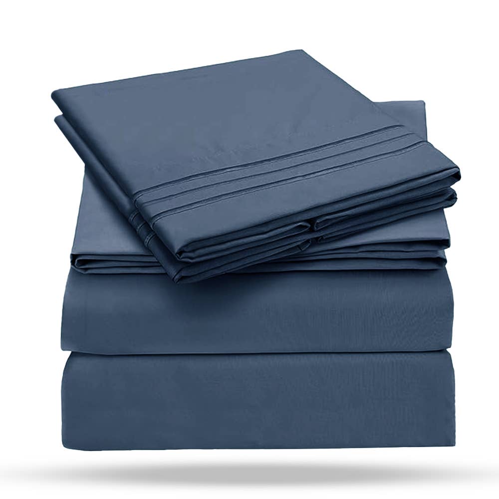 4 Piece Set: Kathy Ireland Ultra soft Microfiber Sheet Set