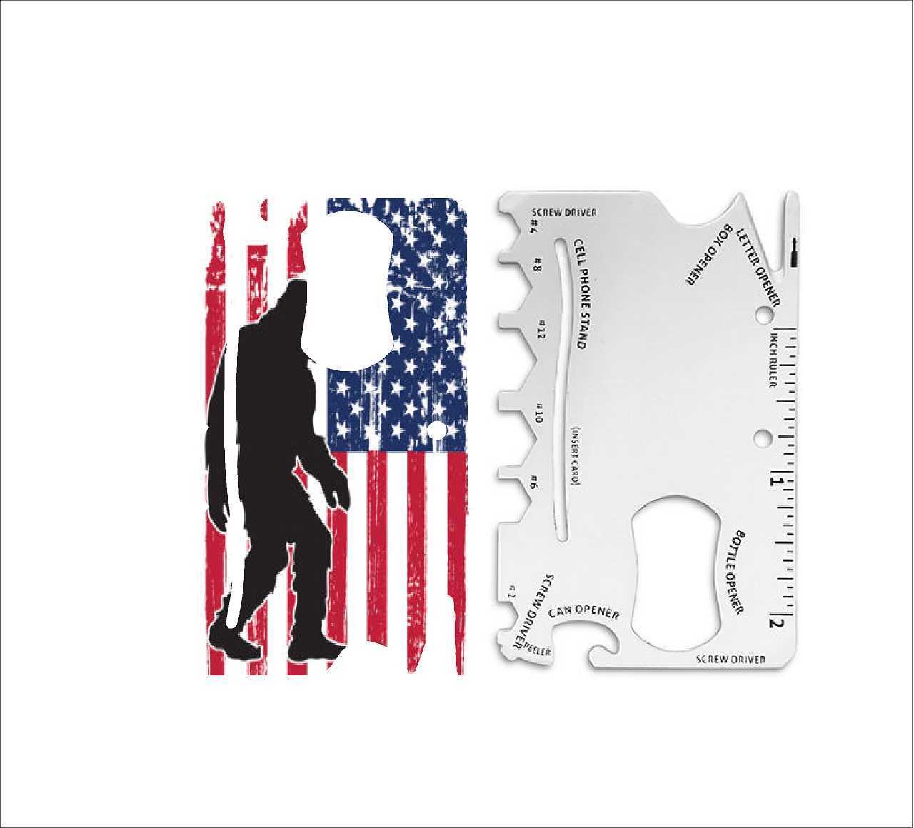Sasquatch Flag Multi Tool