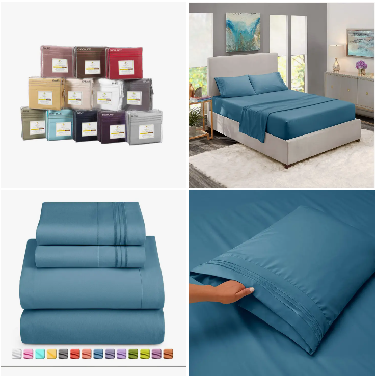 King-Premier 1800 4 PC Sheet Set