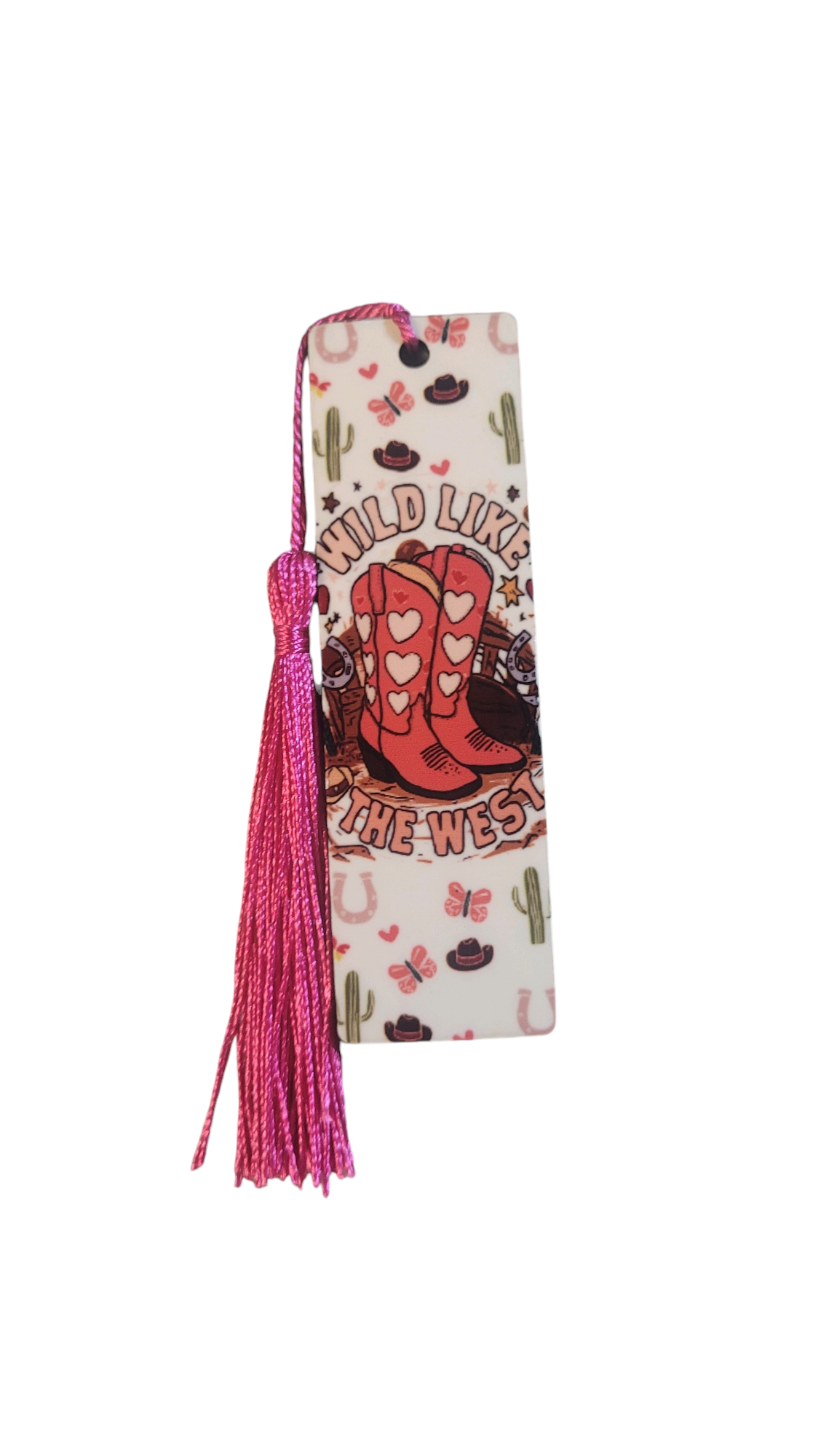 4 Inch Wild Like The West Book Mark