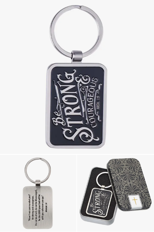 Trust in the LORD Always Key Ring in Gift Tin - Isaiah 26:4
