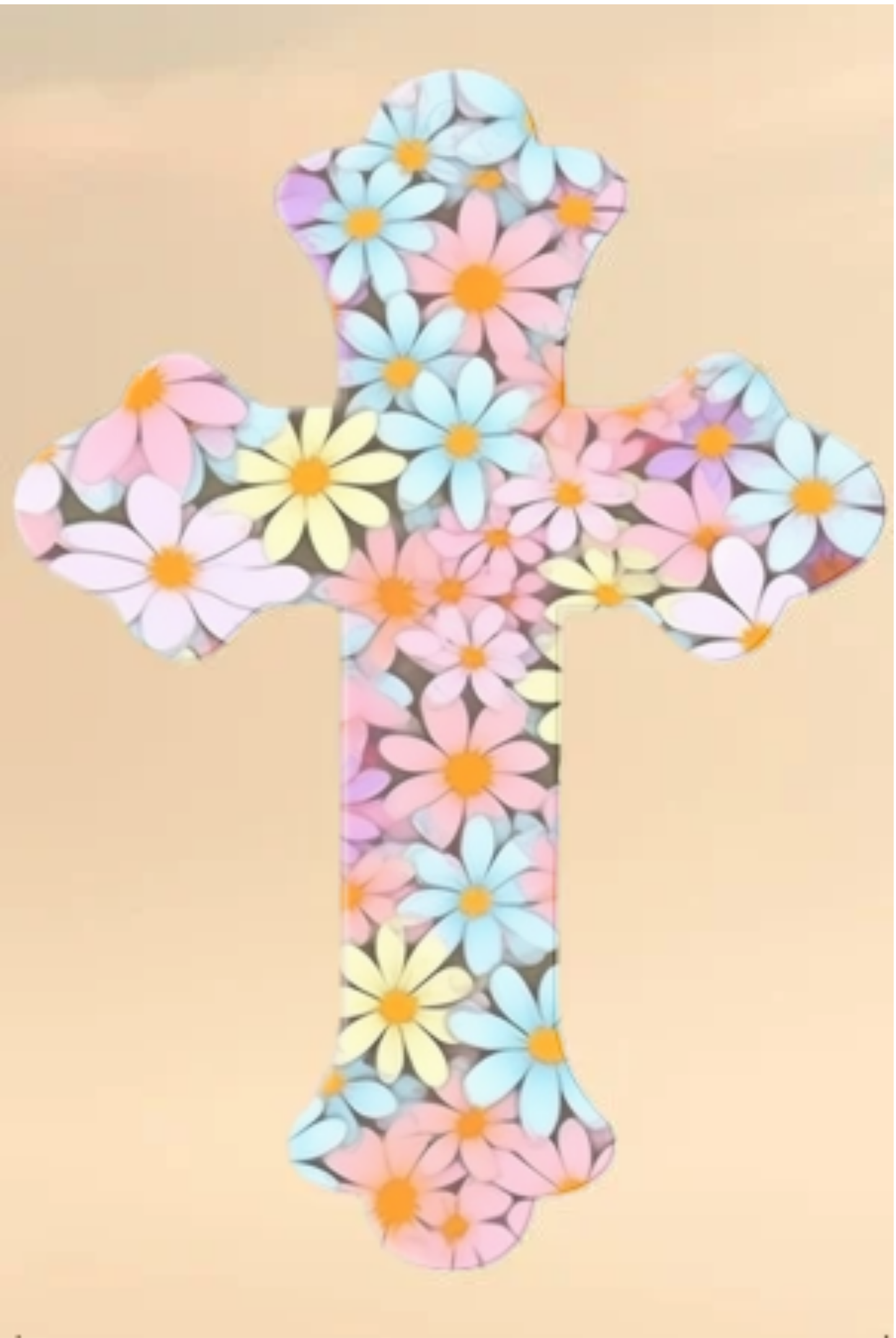 Set of Two Laminated Cross Bookmarks with Tassel