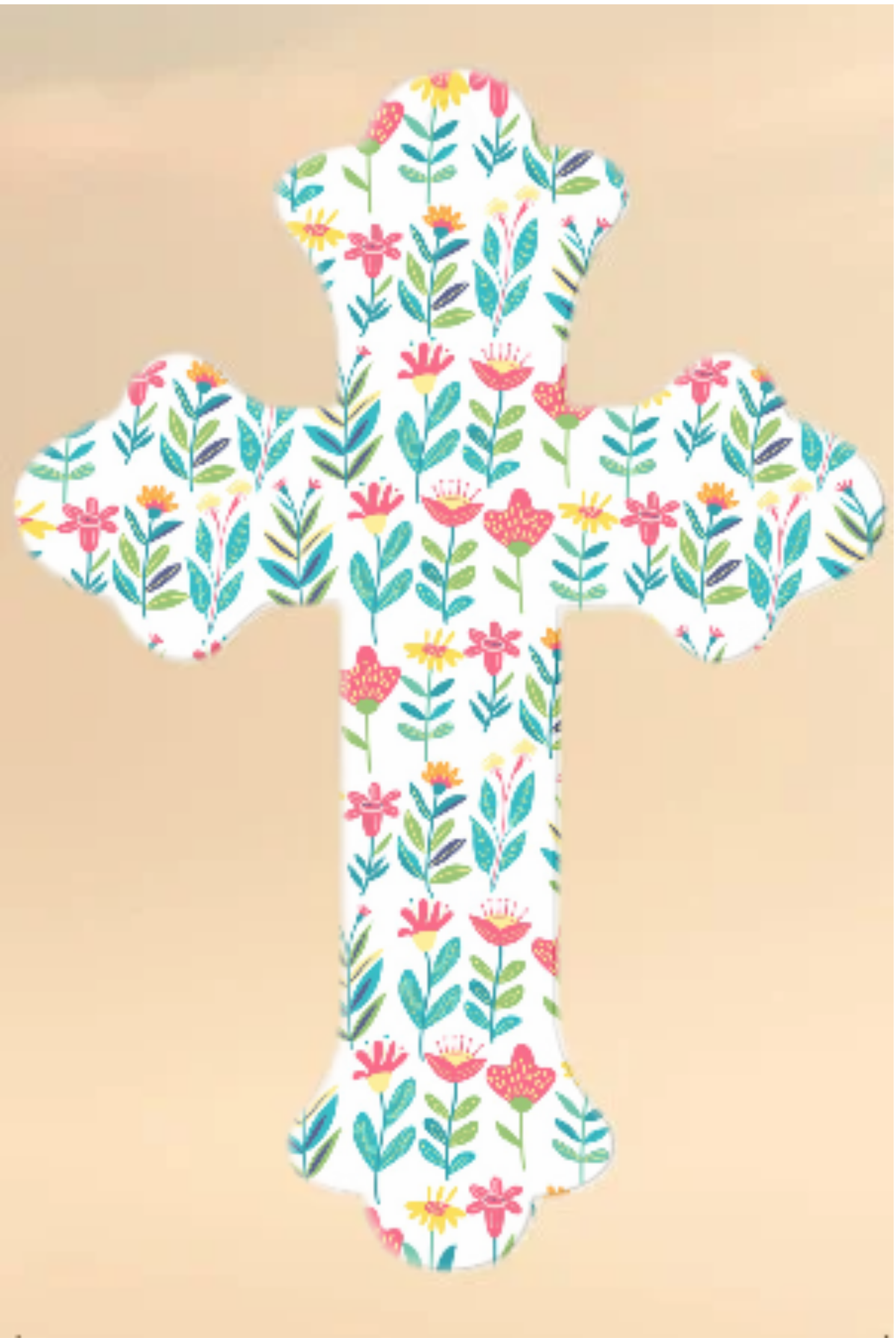 Set of Two Laminated Cross Bookmarks with Tassel