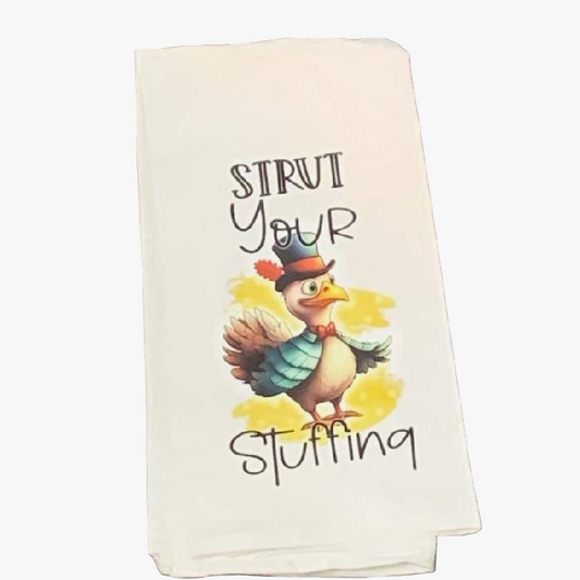 Strut Your Stuffing Kitchen Towel