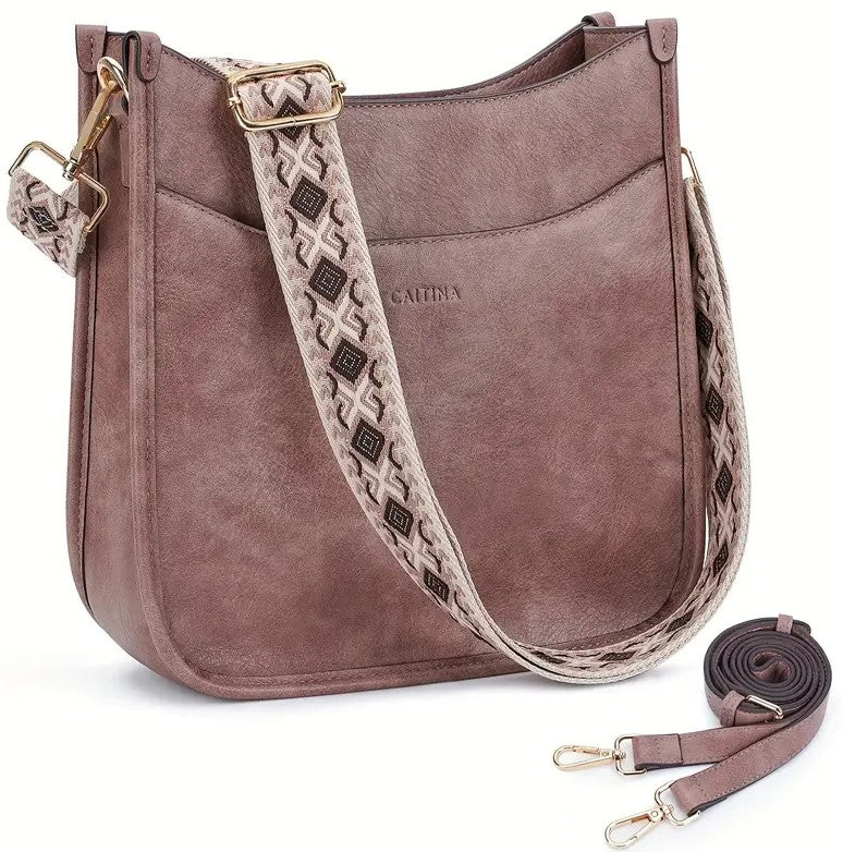 Crossbody With Decorative Guitar Strap