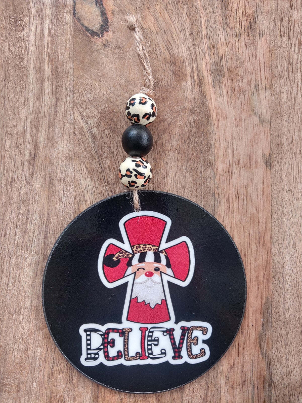Believe Beaded Ornament