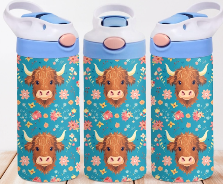 Cute Baby Highland 12oz Flip Top Tumbler