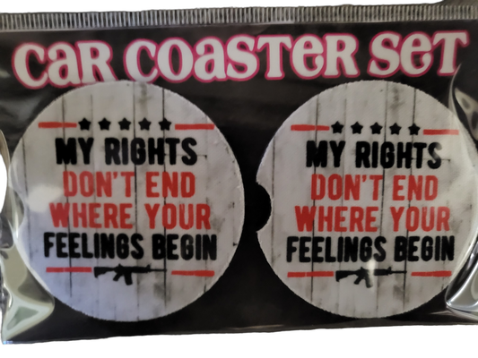 My Rights Car Coasters