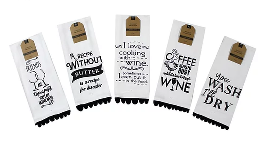 Fun Pom Pom Printed Kitchen Towel