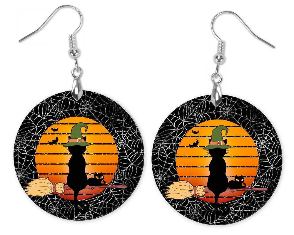 Witchy Kitty Earrings