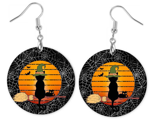 Witchy Kitty Earrings