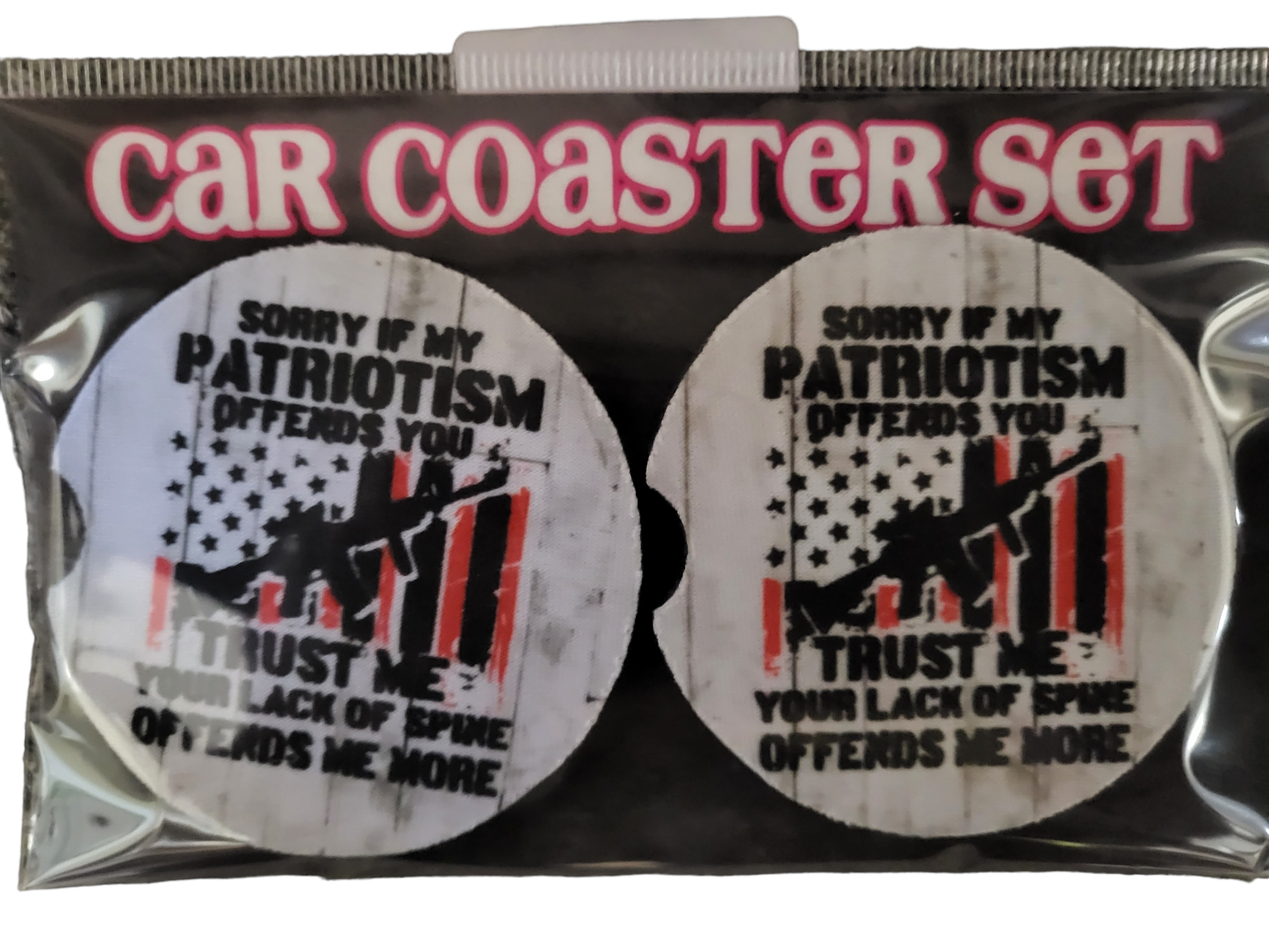 My Patriotism Car Coasters