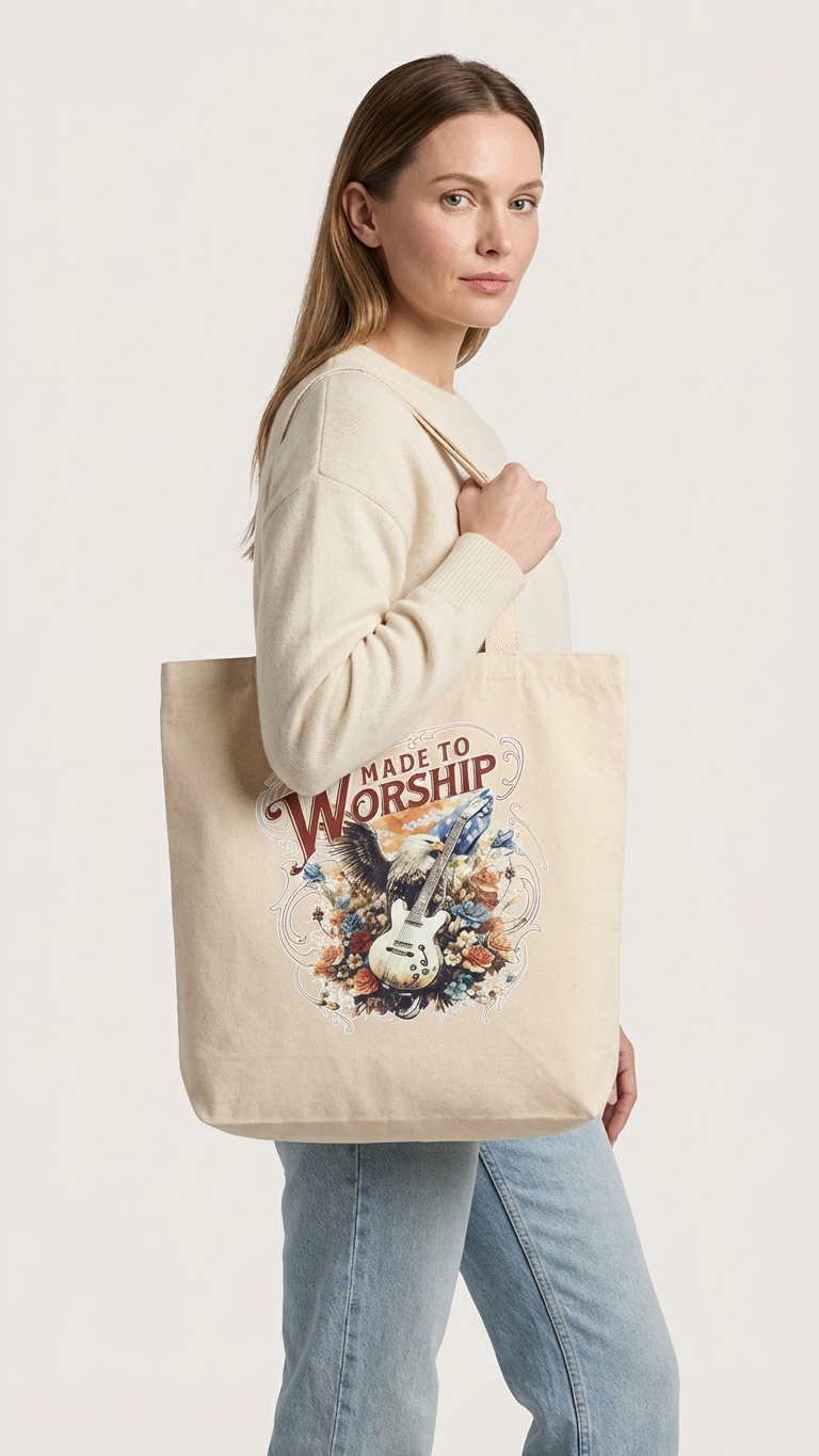 Made To Worship Jumbo Tote Bag