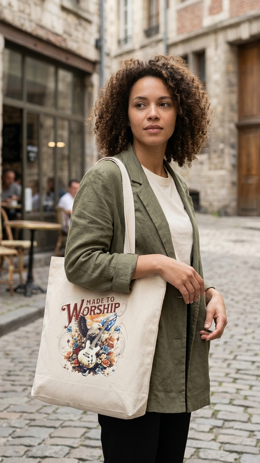 Made To Worship Jumbo Tote Bag